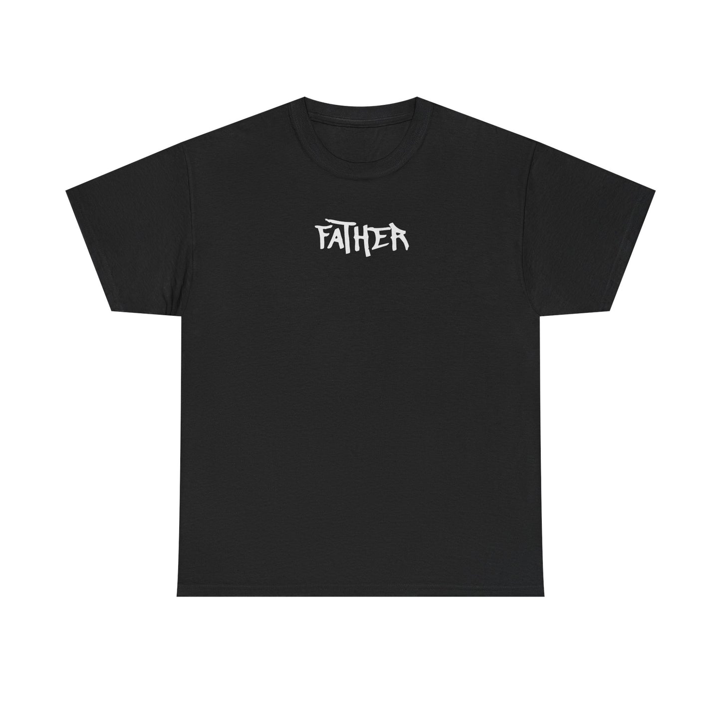 Father Tee White Text