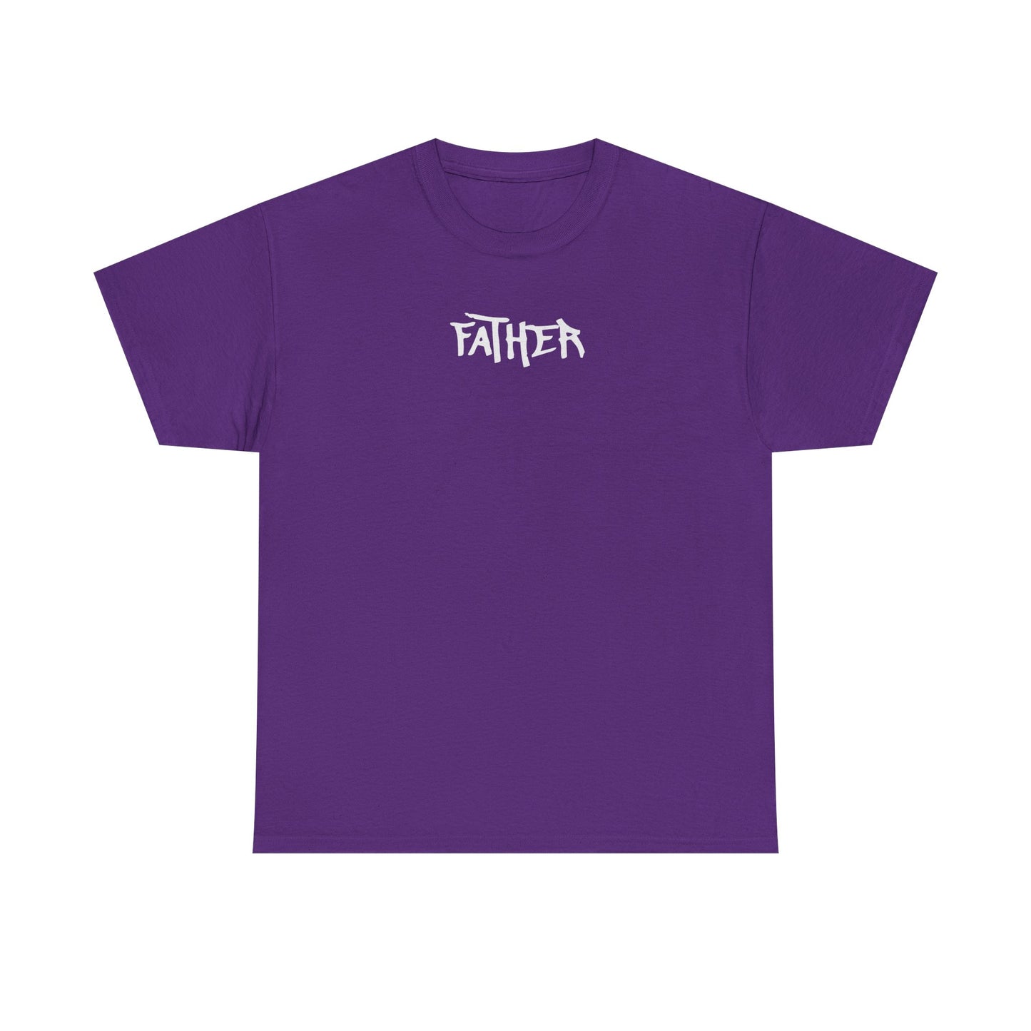 Father Tee White Text