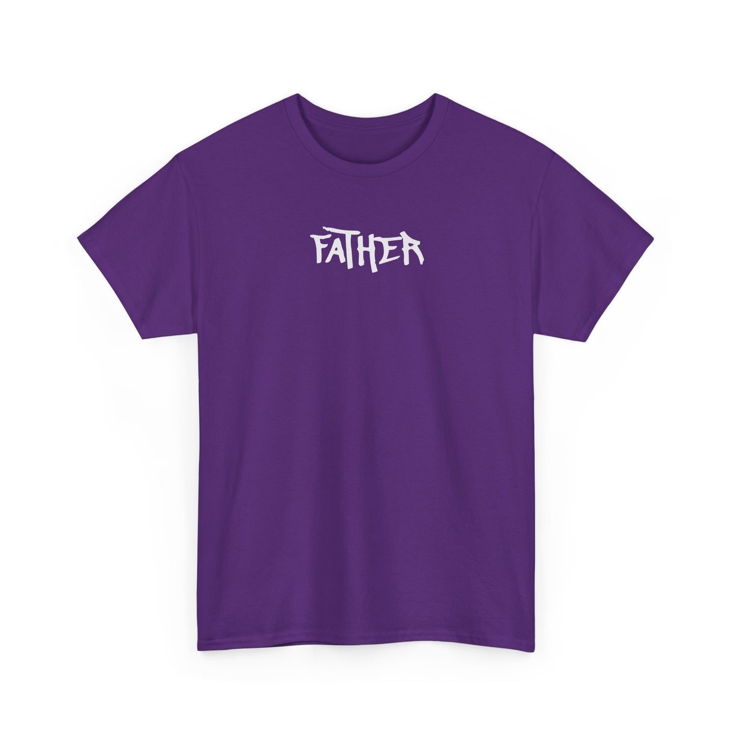 Father Tee White Text