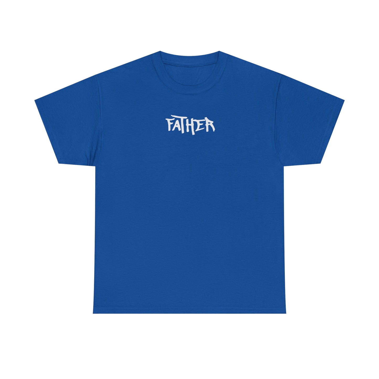 Father Tee White Text