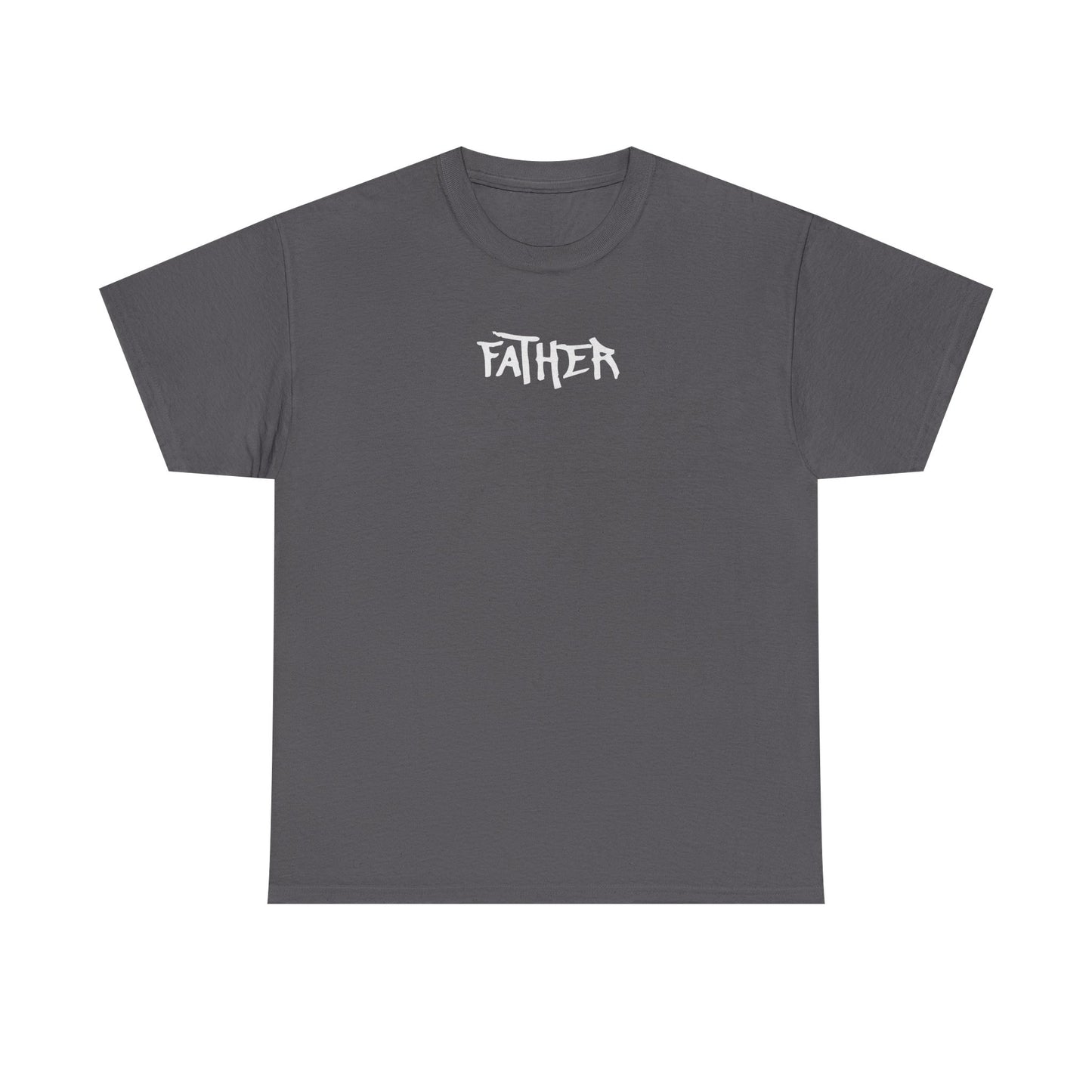 Father Tee White Text