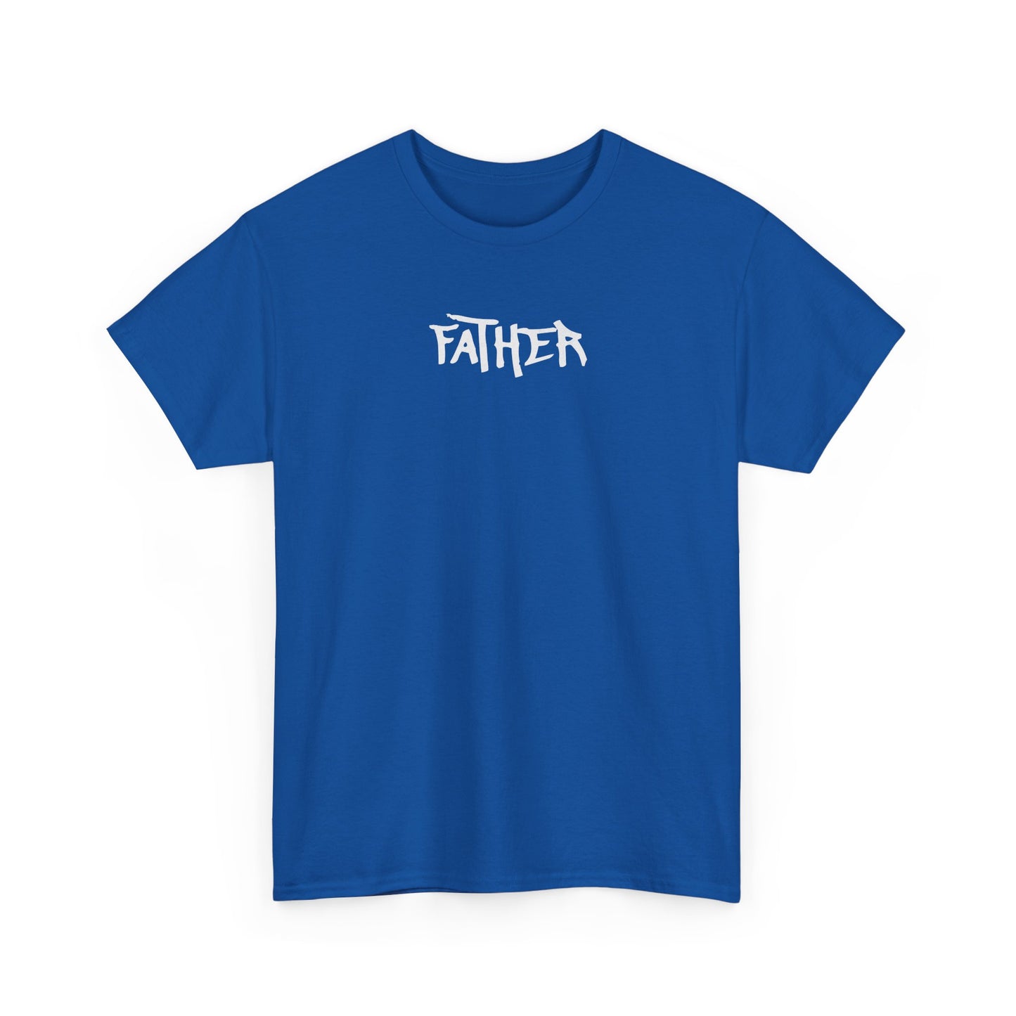 Father Tee White Text