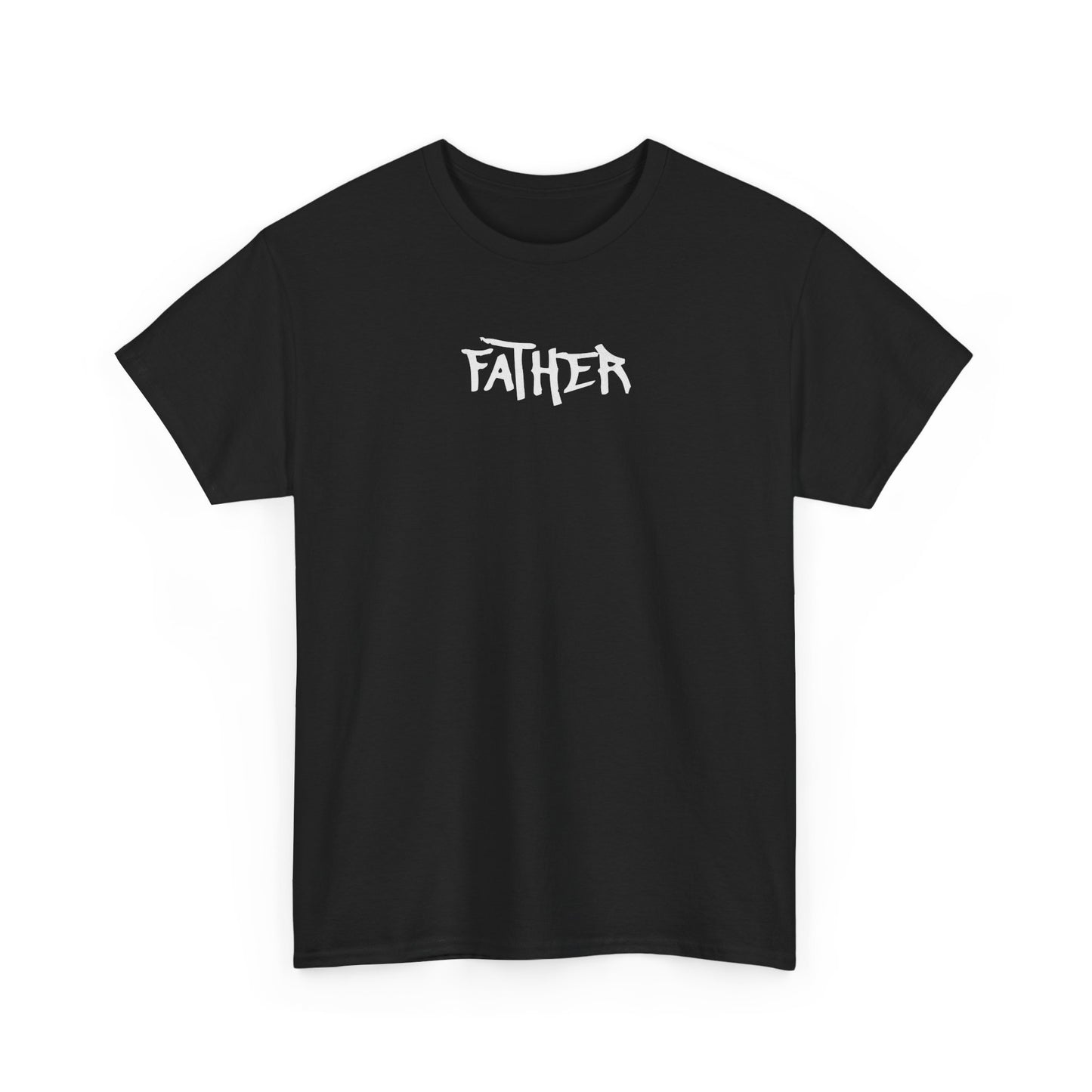 Father Tee White Text
