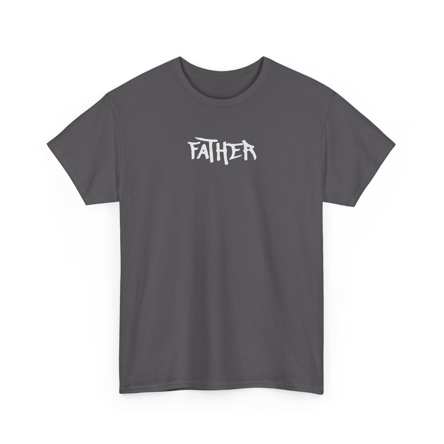 Father Tee White Text
