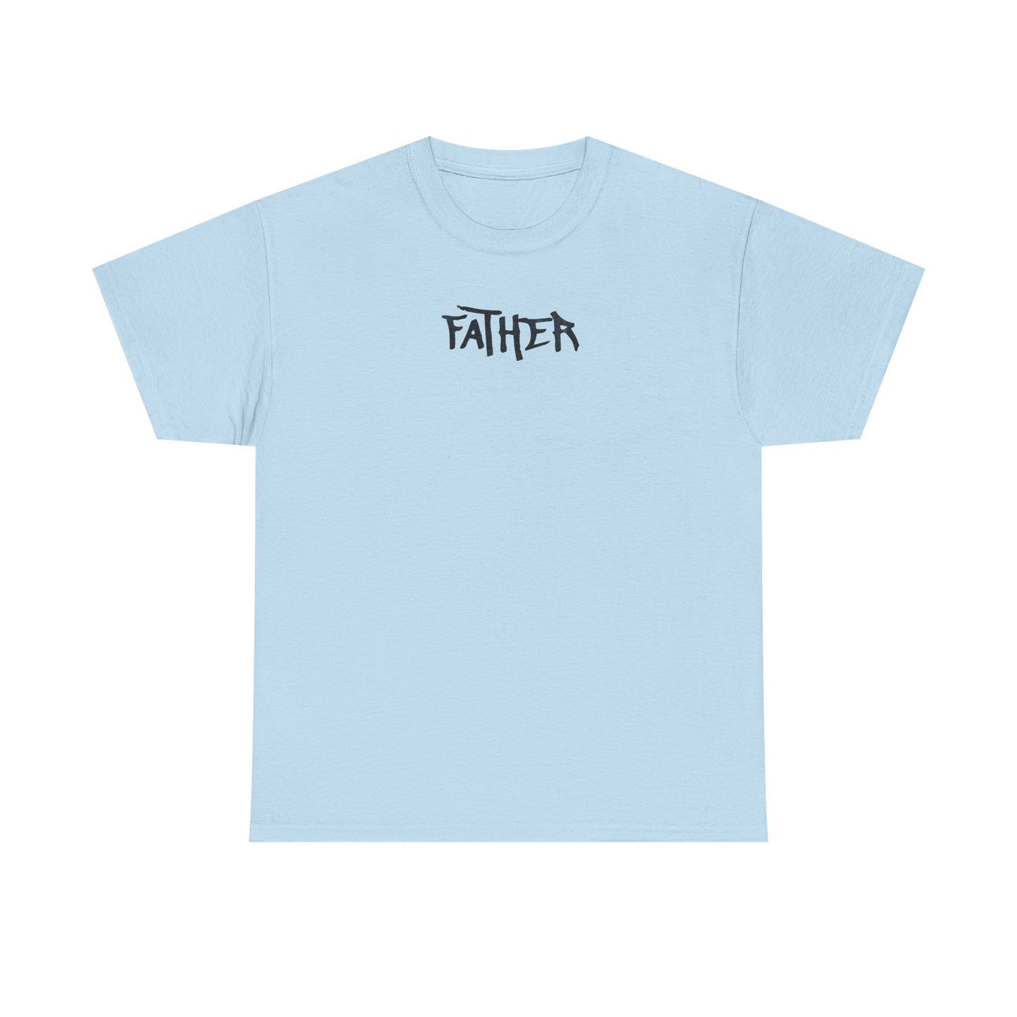 Father Tee Black Text
