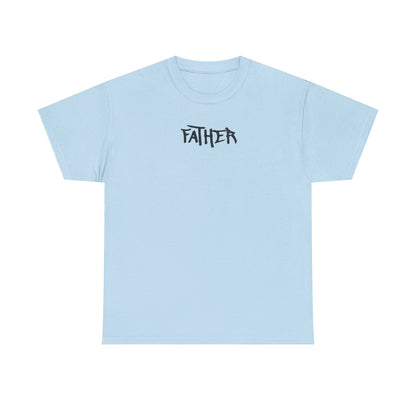 Father Tee Black Text