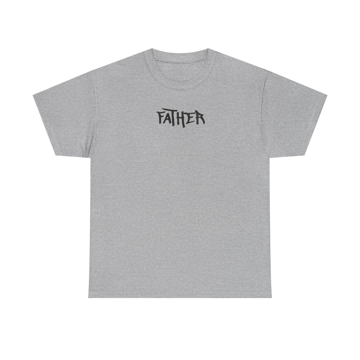 Father Tee Black Text