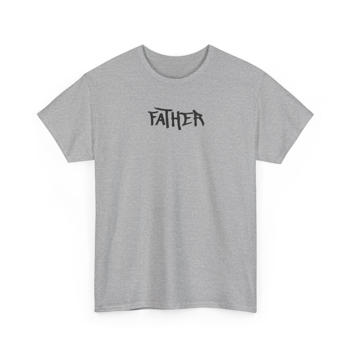 Father Tee Black Text