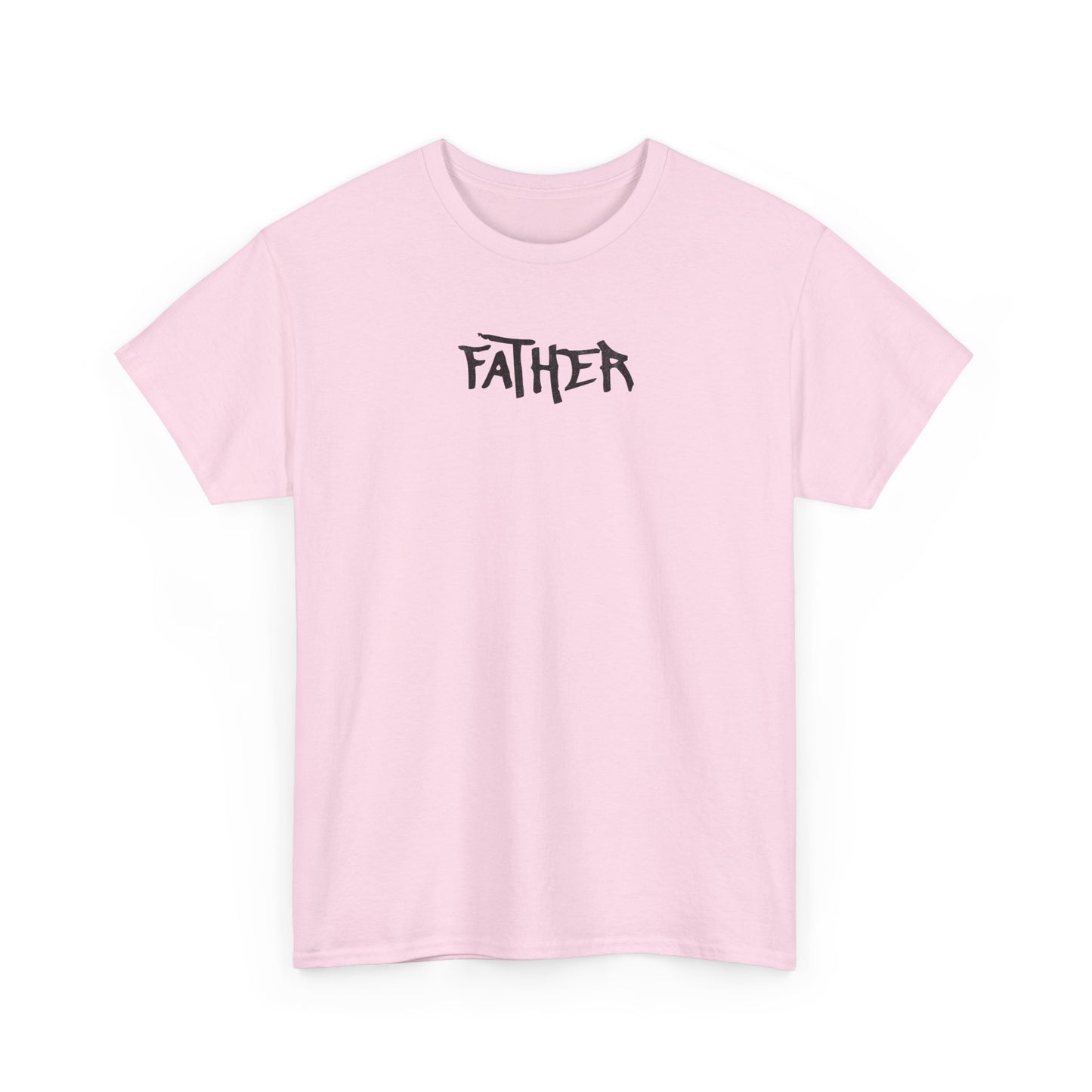 Father Tee Black Text