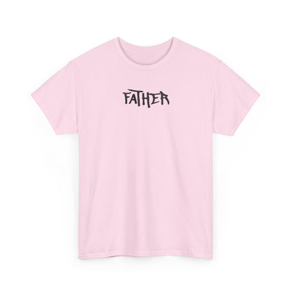 Father Tee Black Text
