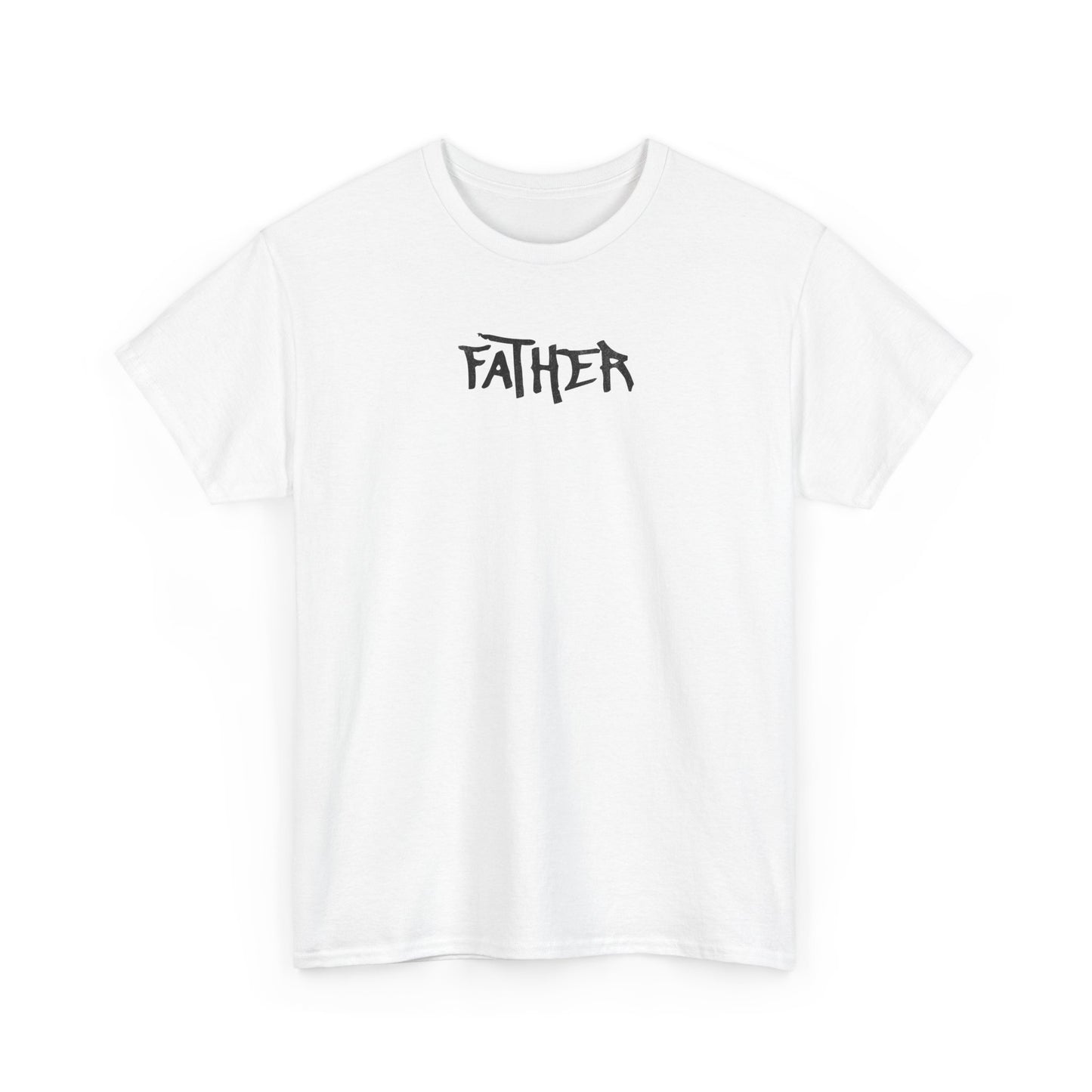 Father Tee Black Text