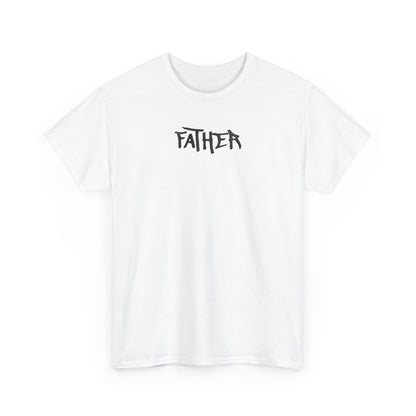 Father Tee Black Text
