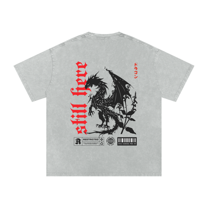 STILL HERE RED DRAGON TEE