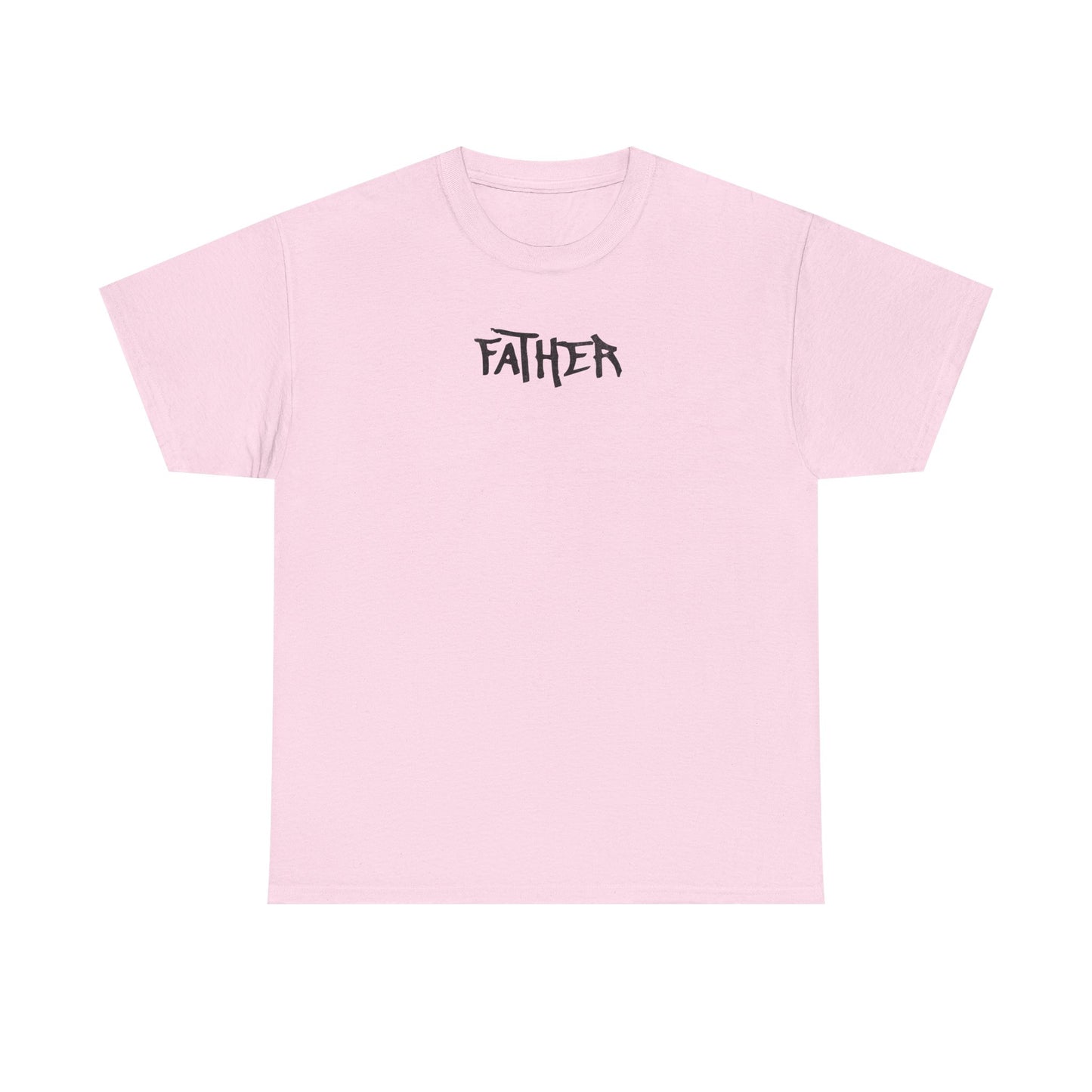 Father Tee Black Text