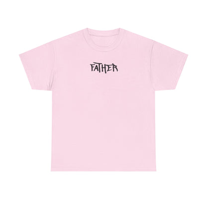 Father Tee Black Text