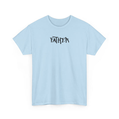 Father Tee Black Text