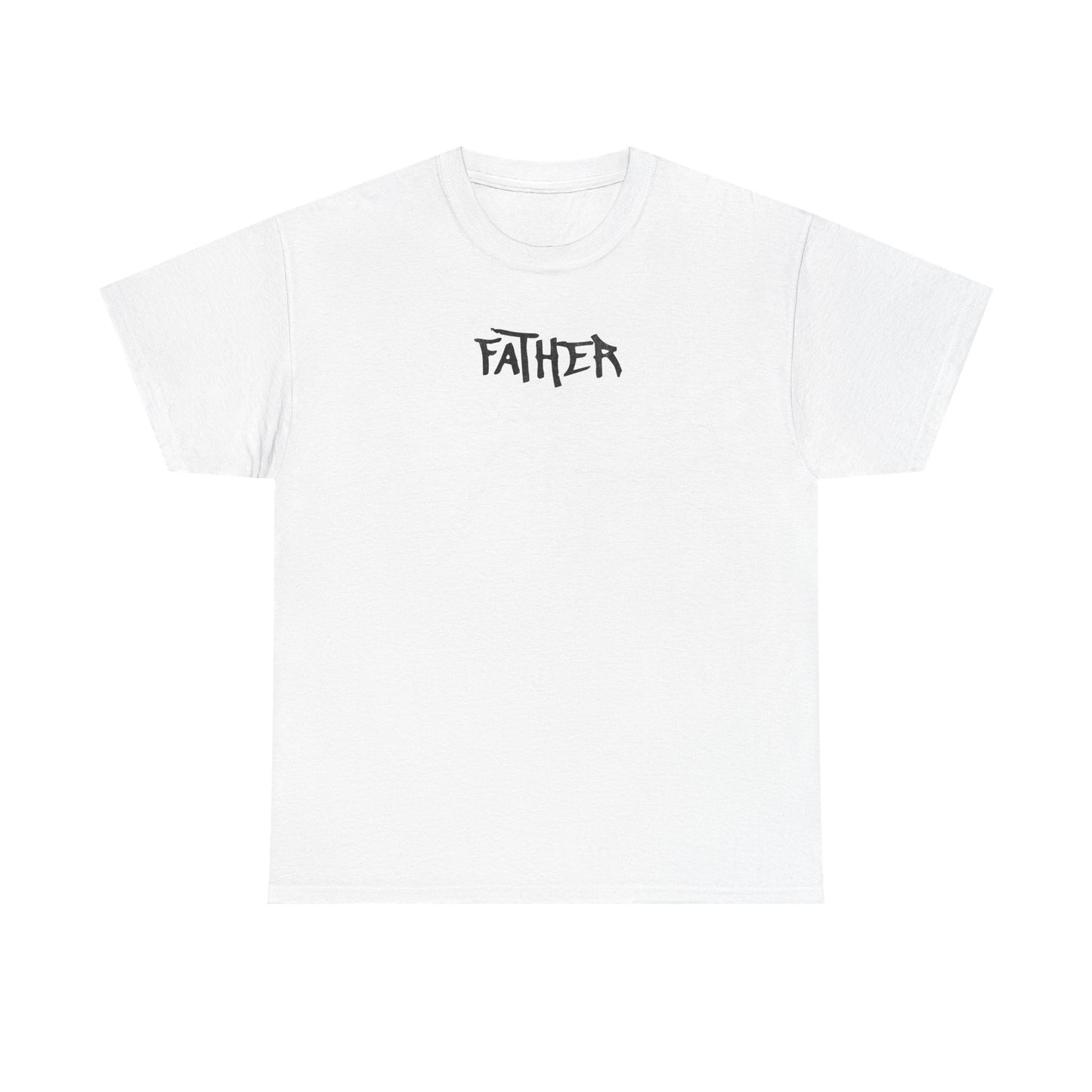 Father Tee Black Text