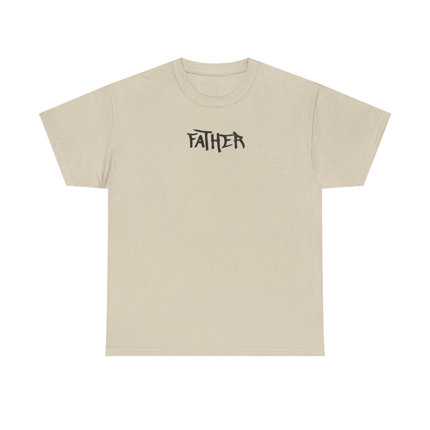 Father Tee Black Text