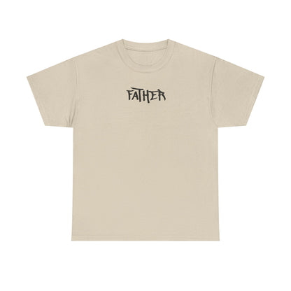 Father Tee Black Text